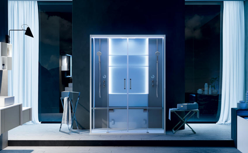 Novellini shower pods Leak free shower cabins